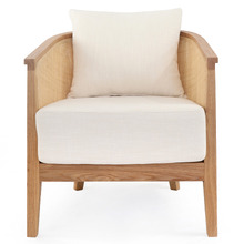 Lenylle Oak Wood Tub Chair